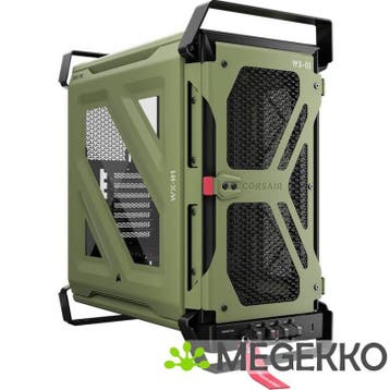 Corsair WARTHOG Performance Mid-Tower Case, Mil Green, Computers en Software, Verzenden, Nieuw