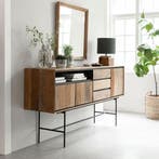*WOONWINKEL* DTP Home Metropole Hoog Dressoir Teak Hout 200, Verzenden, Nieuw