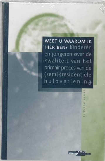 WEET UW WAAROM IK HIER BEN 3 DLN DR 1 - J. Meerdink, Verzenden, Zo goed als nieuw, J. Meerdink