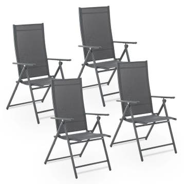 Tuinstoel / Kampeerstoel Calena - Set van 4 - Opvouwbaar - V, Verzenden, Nieuw
