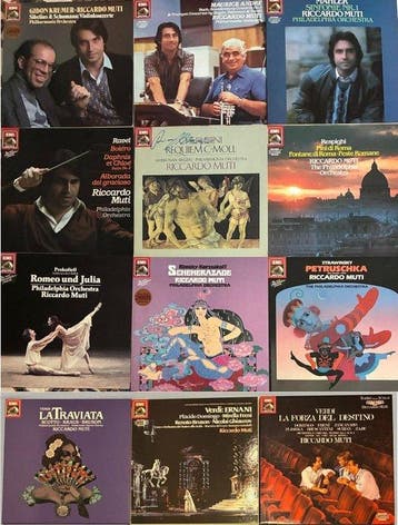 Riccardo Muti - Diverse artiesten - 9 x albums + 3 x LP box, Cd's en Dvd's, Nieuw in verpakking