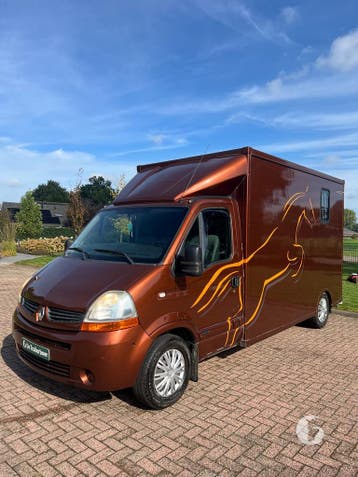 Leuke Renault paardencamionette, 2008, 118.000km!, Ophalen, Zo goed als nieuw, Polyester, 2-paards trailer