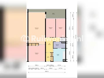Ruime flat met 4 kamers (3 slaapkamers) in Veenendaal, Utrecht