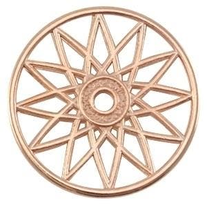 DQ metalen dromenvanger dreamcatcher hanger Rosé goud (ni.., Ophalen of Verzenden, Nieuw, Kraal