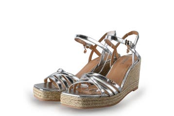 Mexx Sandalen in maat 40 Zilver, Mexx, Overige kleuren, Verzenden, Sandalen of Muiltjes