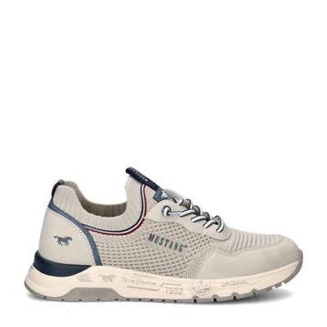 Mustang lage sneakers voor heren in het Ecru, Overige kleuren, Verzenden, Nieuw, Sneakers of Gympen