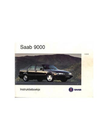 1993 SAAB 9000 INSTRUCTIEBOEKJE NEDERLANDS