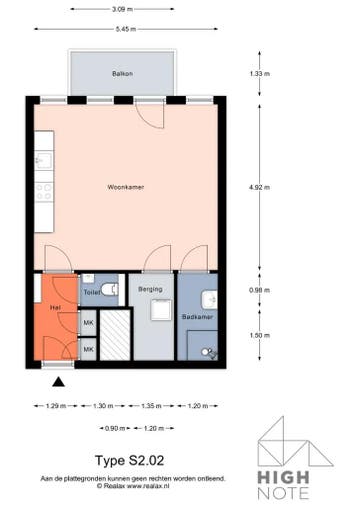 Studio te huur in Almere - 39 m² - 2 kamer(s) - 2 kamers, Huizen en Kamers, Almere