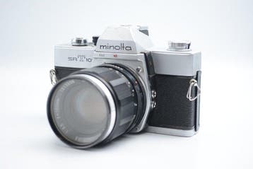 Minolta SR-T 101 + Auto Tele Rokkor-QE 3.5/100mm | Single, Nieuw