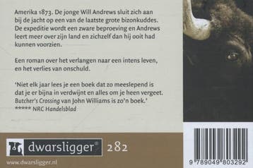 Butchers Crossing / Dwarsligger / 282 9789049803292, Verzenden, Gelezen, John Williams