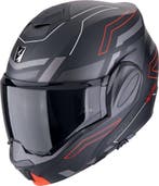 Scorpion EXO-Tech Evo Conquer Zwart Rood Systeemhelm, Motoren, Kleding | Motorhelmen, Systeemhelm, XXL, Nieuw met kaartje, Overige merken