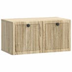 vidaXL Wandbeugel TV-kast Sonoma Eiken 59,5 x 31 x 30 cm, Huis en Inrichting, Minder dan 50 cm, Verzenden, Nieuw, Minder dan 100 cm