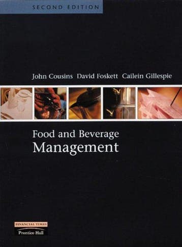 Food and Beverage Management - Cousins John 9780582452718, Verzenden, Gelezen, Cousins John