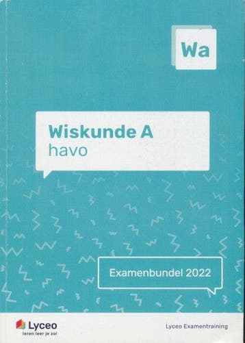 Examenbundel Wiskunde A Havo 2022, Boeken, Schoolboeken, Verzenden, Nieuw