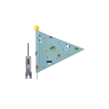 Vlag kinderfiets deelbaar - Raket blauw, Verzenden, Nieuw