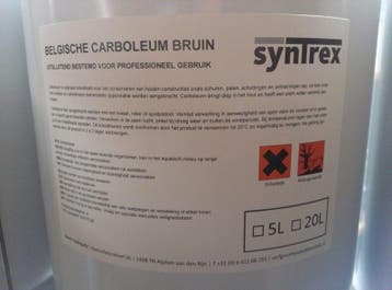 Carboleum - Bruin - 20 liter (Hout - Beits), Bruin, Nieuw, Beits, Ophalen of Verzenden