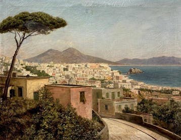 L. Erhard (XX) - Napoli da Posilipo - XL format