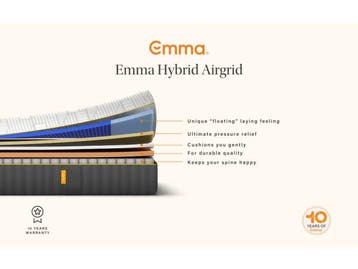 Veiling - Emma Airgrid matras 200X200 cm Export voordeel! Re, Gebruikt
