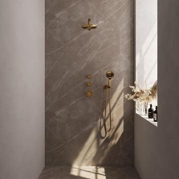 Brauer Gold Edition Thermostatische Regendoucheset Inbouw -, Ophalen of Verzenden, Nieuw