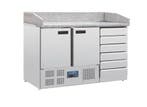 Polar Pizza Werkbank | Marmeren Blad en Deeglades | 257L, Verzenden, Nieuw in verpakking