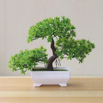 Kunst Bonsai Boom Potplant - Decoratieve Kunstplant voor Hui, Huis en Inrichting, Verzenden