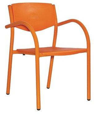 terrasstoel oranje (8 stuks), Verzenden, Nieuw in verpakking