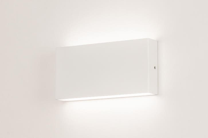 Rietveld Wandlampen - Wit - Aluminium, Huis en Inrichting, Lampen | Wandlampen, Verzenden