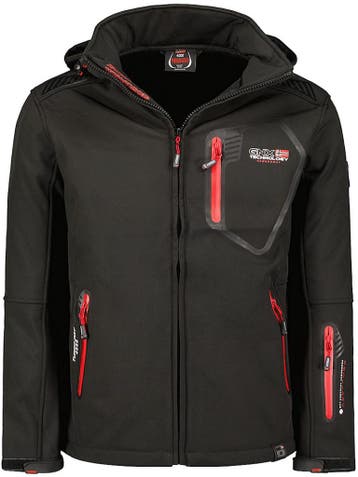 Geographical Norway Softshell Jas Heren Zwart Tanada, Verzenden, Nieuw, Zwart