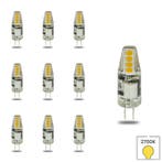 Set van 10 LED lampen G4-GU4 | 12 volt | 1.5 watt | 2700K, Verzenden, Nieuw, Bipin of Steekvoet, Overige typen