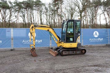 Veiling: Minigraver Komatsu PC26MR-3 Diesel, Ophalen, Graafmachine