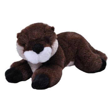 Wild Republic otter knuffel - pluche - 25 cm - bruin, Verzenden, Nieuw