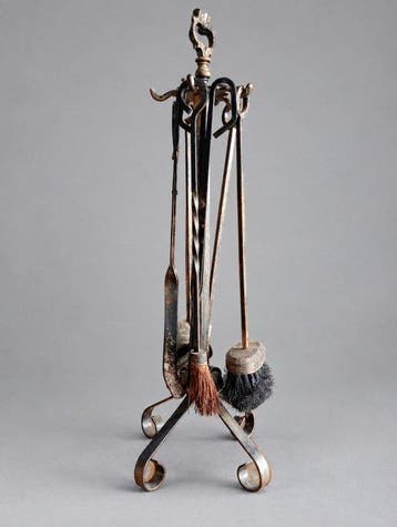 Decoratief ornament - Duitsland - oude haardset