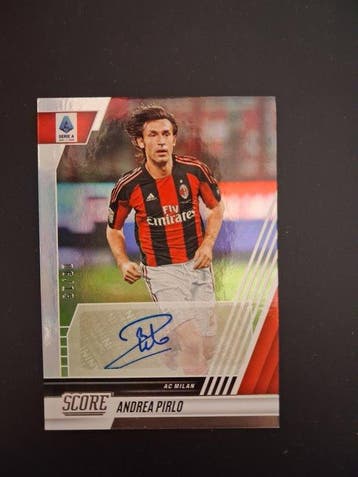 Panini Andrea Pirlo /19 Gesigneerde kaart - 1 Card - Mint, Verzamelen, Nieuw