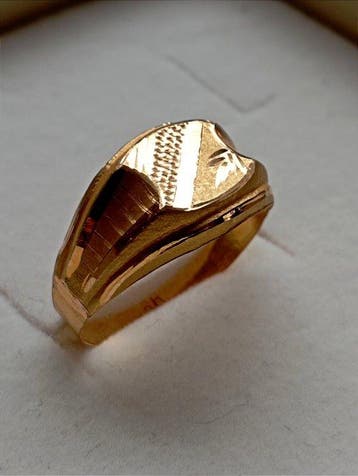 Zonder minimumprijs - Zegelring - 24 karaat Geel goud, Sieraden, Tassen en Uiterlijk