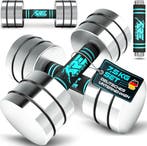 Dumbells set - Gewichten set - Halterset - Gietijzer - 2x7,5, Sport en Fitness, Fitnessmaterialen, Verzenden, Zo goed als nieuw
