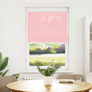 vidaXL Plissé rolgordijn 75x150 cm stofbreedte 74,4 cm, Verzenden, Nieuw, Roze