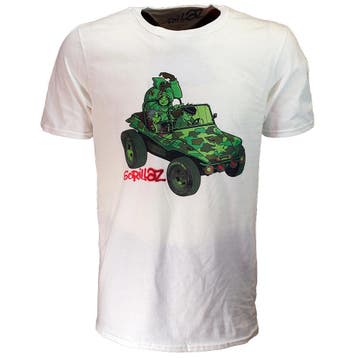 Gorillaz Green Jeep T-Shirt, Verzenden, Nieuw