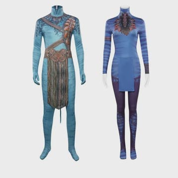 Avatar Cosplay Kostuums: Jake Sully & Neytiri Jumpsuits voor, Verzenden, Nieuw