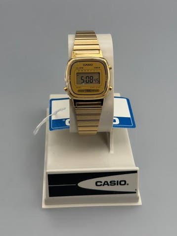 Casio Vintage Gold LCD Digital Watch | Preset Timer · Alarm, Nieuw