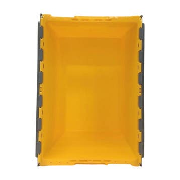 Distributiebak, 600x400x320 mm, euronorm, geel, grijs, 40 tot 60 cm, 50 tot 75 cm, Ophalen of Verzenden, Nieuw