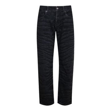 MAC • zwarte Straight jeans motief • 36, MAC, Verzenden, Nieuw, Zwart