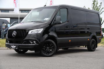 Zakelijke Lease |  Mercedes-Benz Sprinter 319 V6 3.0 CDI L2H, Automaat, Gebruikt, Zwart, Diesel