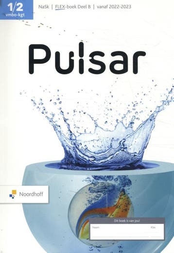Pulsar NaSk vmbo kgt 1 2 FLEX boek B 9789001016449, Verzenden, Zo goed als nieuw