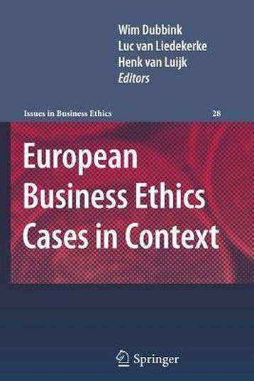 9789400735163 Issues in Business Ethics28- European Busin..., Boeken, Studieboeken en Cursussen, Verzenden, Nieuw, Wim Dubbink