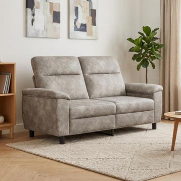 vidaXL Bank Lichtgrijs 178 x 90 x 95 cm Nep Suede Leer, Verzenden, Nieuw, 150 tot 200 cm