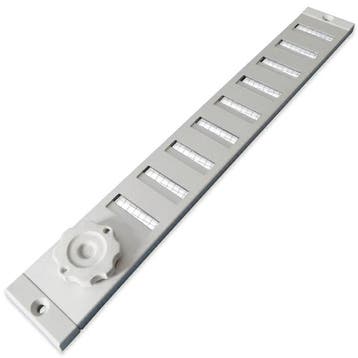 Aluminium afsluitbaar schuifrooster opbouw 370 x 30mm, Verzenden, Nieuw