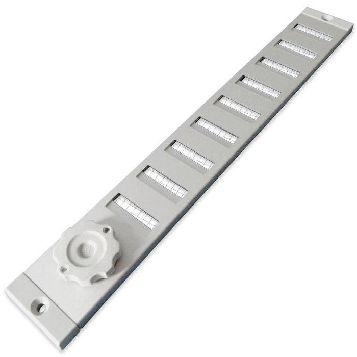 Aluminium afsluitbaar schuifrooster opbouw 370 x 30mm, Doe-het-zelf en Verbouw, Ventilatie en Afzuiging, Nieuw, Verzenden