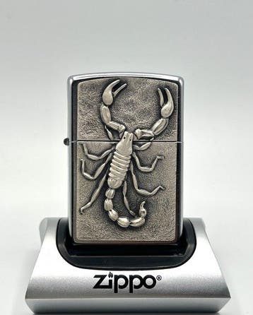Zippo, No Reserve Price - Scorpion 3D Emblem Design - 2006 -, Nieuw