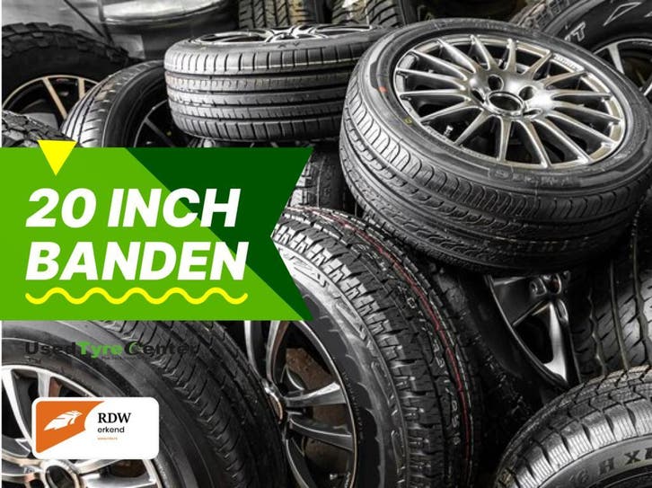 20 Inch Banden • A-Merken Als Nieuw • NU €70 • Bekijk Actie!, Auto-onderdelen, Banden en Velgen, 20 inch, Erkend duurzaam, Gebruikt