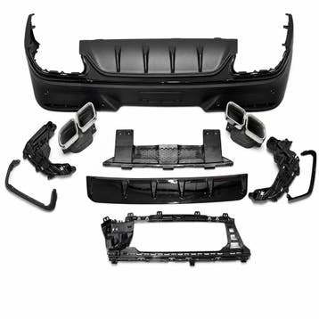 Diffuser With Chrome Exhaust Tips Voor Mercedes GLC C254 AMG, Ophalen of Verzenden, Nieuw